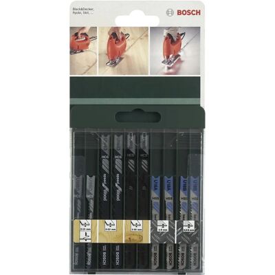 Bosch U-Schaft Stichsägeblattsatz - 10 Stk Bosch U-Schaft Stichsägeblattsatz - 10 Stk