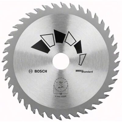 Bosch 2609256805 - Kreissägeblatt - 40 Zähne - Hartmetall - Durchmesser 140 mm Bosch 2609256805 - Kreissägeblatt - 40 Zähne - Hartmetall - Durchmesser 140 mm