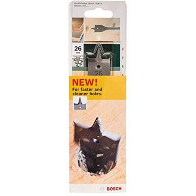 Bosch Modello 2609255341 - Trapano a legno fisso 26mm - 152mm Lunghezza Bosch Modello 2609255341 - Trapano a legno fisso 26mm - 152mm Lunghezza
