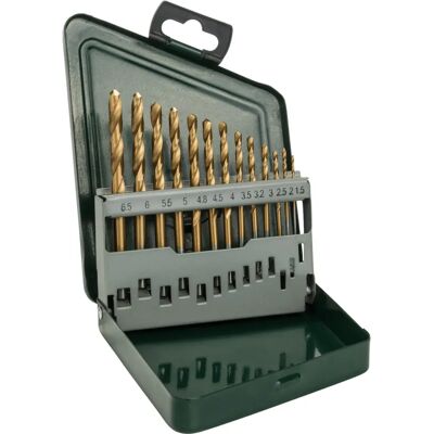Conjunto de brocas Bosch 2607019436 - 13 peças HSS-TiN Conjunto de brocas Bosch 2607019436 - 13 peças HSS-TiN
