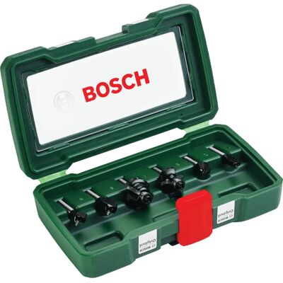 Bosch Router Bits Set - High-Quality 6mm Carbide Cutter Set for Wood Bosch Router Bits Set - High-Quality 6mm Carbide Cutter Set for Wood