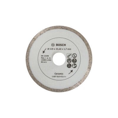 Bosch 2607019472 Disque de Coupe - Diamant, 115mm Bosch 2607019472 Disque de Coupe - Diamant, 115mm