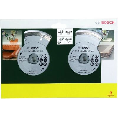 Bosch Model 2607019478 Diamantskiver - Vinkelsliber Tilbehør Bosch Model 2607019478 Diamantskiver - Vinkelsliber Tilbehør