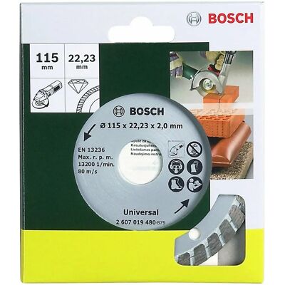 Bosch 2607019480 Diamantskive til byggeri - Tilbehør til vinkelsliber Bosch 2607019480 Diamantskive til byggeri - Tilbehør til vinkelsliber