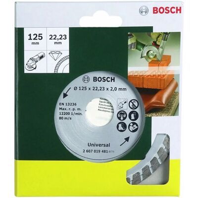 Bosch Model 2607019481 Diamant snijschijf voor haakse slijper Bosch Model 2607019481 Diamant snijschijf voor haakse slijper