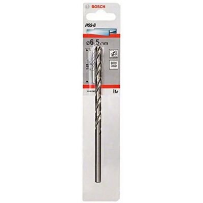 Bosch Model 2608595686 Metal Drill Bit - Precision, Long, DIN 340 Bosch Model 2608595686 Metal Drill Bit - Precision, Long, DIN 340