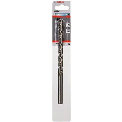 Bosch 2608595690 High-Speed Steel Drill for Metal - 10mm, 184mm length - DIN 340 Bosch 2608595690 High-Speed Steel Drill for Metal - 10mm, 184mm length - DIN 340
