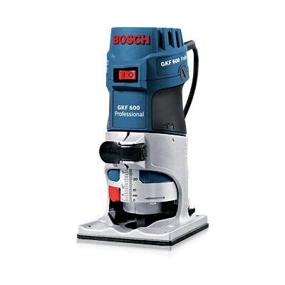 Bosch GKF 600 Fräsare - 600 W, 33.000 RPM, Kompakt Bosch GKF 600 Fräsare - 600 W, 33.000 RPM, Kompakt