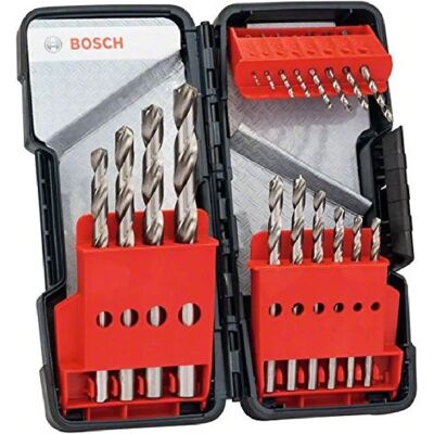 Bosch Metallbohrer-Set - 18 Stück Hochpräzise HSS-G Bosch Metallbohrer-Set - 18 Stück Hochpräzise HSS-G