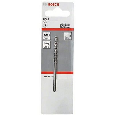 Foret à béton Bosch CYL-3 3,5 mm x 70 mm - Béton Foret à béton Bosch CYL-3 3,5 mm x 70 mm - Béton
