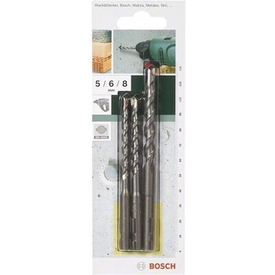 Bosch 2609256908 - Concrete Drill Set - SDS-Quick 3 pcs Bosch 2609256908 - Concrete Drill Set - SDS-Quick 3 pcs