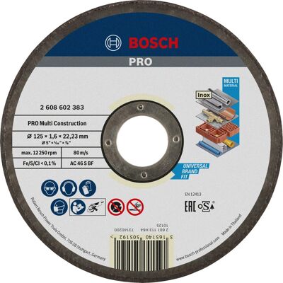 Bosch Modèle 2608602383 Accessoire Meuleuse - Disque Multi Construction - Publicité Bosch Modèle 2608602383 Accessoire Meuleuse - Disque Multi Construction - Publicité