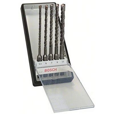 Bosch Carbide Hamerboor Set SDS-PLUS 5-delig - Booraccessoires Bosch Carbide Hamerboor Set SDS-PLUS 5-delig - Booraccessoires