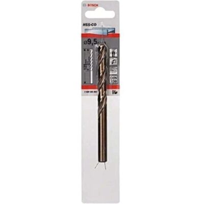 Bosch 2608585863 Kobalt HSS Metallbohrer - 9,5 mm - Edelstahl Bosch 2608585863 Kobalt HSS Metallbohrer - 9,5 mm - Edelstahl