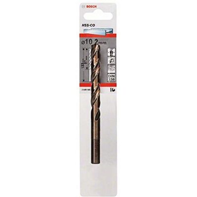 Bosch Professional HSS-Co metalliporan - Ruostumaton teräs - 10,2 mm Bosch Professional HSS-Co metalliporan - Ruostumaton teräs - 10,2 mm