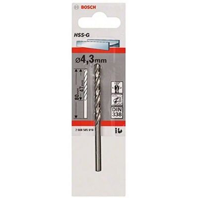 Bosch Modèle 2608585919 Foret hélicoïdal HSS pour métal - Publicité Bosch Modèle 2608585919 Foret hélicoïdal HSS pour métal - Publicité
