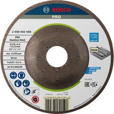 Bosch Modèle 2608602488 Disque à Ébarber pour Inox - Accessoire pour Meuleuse - Publicité Bosch Modèle 2608602488 Disque à Ébarber pour Inox - Accessoire pour Meuleuse - Publicité