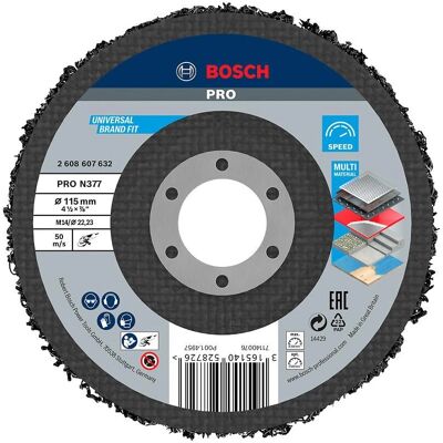 Disco de Limpieza Multi Material N377 Bosch - Metal, 115 mm Disco de Limpieza Multi Material N377 Bosch - Metal, 115 mm