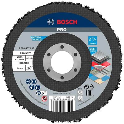 Disco di pulizia Bosch N377 Multi Material - Per metallo e muratura Disco di pulizia Bosch N377 Multi Material - Per metallo e muratura