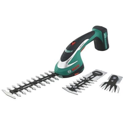 Conjunto Bosch ASB 10,8 LI - Tesoura de Relva Sem Fios Conjunto Bosch ASB 10,8 LI - Tesoura de Relva Sem Fios