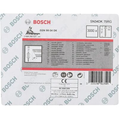 Bosch D-Kopf Nägel - 75mm - 3000 Stück Bosch D-Kopf Nägel - 75mm - 3000 Stück
