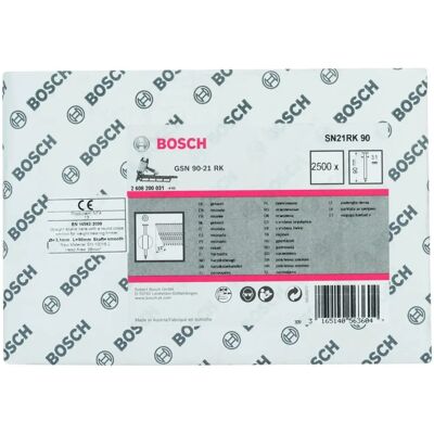 Gwoździe Bosch SN21RK 90mm - Do prac wewnątrz Gwoździe Bosch SN21RK 90mm - Do prac wewnątrz