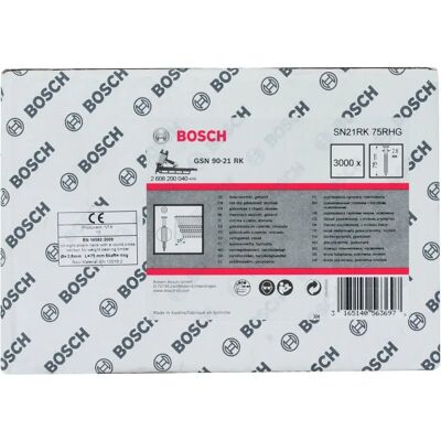 Bosch Modell SN21RK 75RHG Nägel - 75mm, Galvanisiert, Gerillter Schaft Bosch Modell SN21RK 75RHG Nägel - 75mm, Galvanisiert, Gerillter Schaft