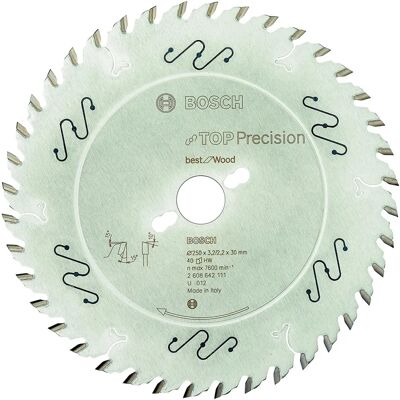 Bosch 2608642111 Lama circolare - Denti Microteq - Legno Bosch 2608642111 Lama circolare - Denti Microteq - Legno