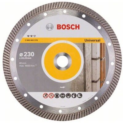 Bosch Modèle 2608602578 Disque diamant universel - Lame de scie circulaire - Publicité Bosch Modèle 2608602578 Disque diamant universel - Lame de scie circulaire - Publicité