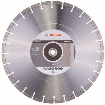 Bosch Model 2608602622 - Diamond Cutting Disc for Abrasive - 40cm Bosch Model 2608602622 - Diamond Cutting Disc for Abrasive - 40cm
