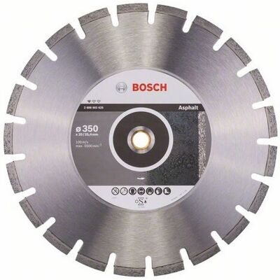 Bosch 2608602625 Diamond Blade for Asphalt 35cm Bosch 2608602625 Diamond Blade for Asphalt 35cm