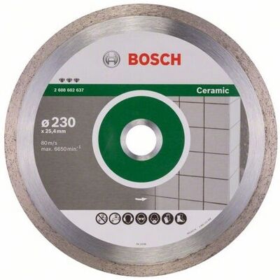 Bosch 2608602637 Circular Saw Blade - Diamond Tile Cutter 230mm Bosch 2608602637 Circular Saw Blade - Diamond Tile Cutter 230mm