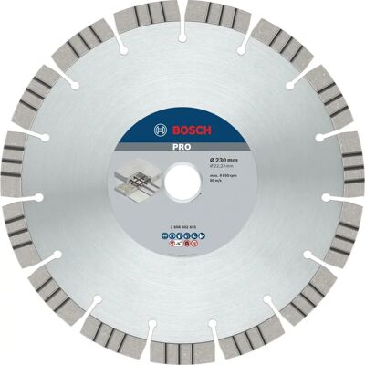 Disc diamantat Bosch 230X22 Seg Concrete - Disc de tăiat diamantat Disc diamantat Bosch 230X22 Seg Concrete - Disc de tăiat diamantat