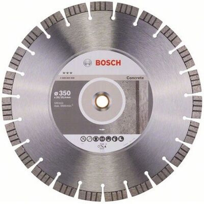 Bosch Modello 2608602658 Lama diamantato per taglio cemento - Sega circolare Bosch Modello 2608602658 Lama diamantato per taglio cemento - Sega circolare