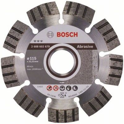 Bosch 2608602679 Diamantsägeblatt 115mm - Schneidwerkzeug Bosch 2608602679 Diamantsägeblatt 115mm - Schneidwerkzeug
