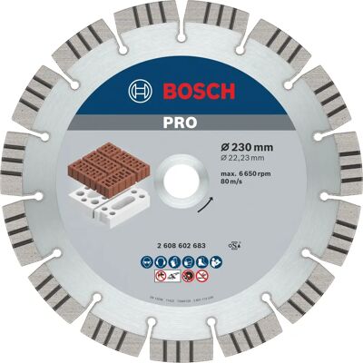 Bosch Modell 2608602683 Diamantschneidblatt - Robust & Schnell Bosch Modell 2608602683 Diamantschneidblatt - Robust & Schnell
