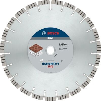 Bosch Modell 2608602686 Diamant-Trennscheibe - 350mm, 20mm Bohrung Bosch Modell 2608602686 Diamant-Trennscheibe - 350mm, 20mm Bohrung