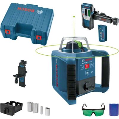 Nível laser rotativo Bosch (GRL300HV) - GRL 300 HVG Professional + RC1 + WM4 Baulaser Nível laser rotativo Bosch (GRL300HV) - GRL 300 HVG Professional + RC1 + WM4 Baulaser