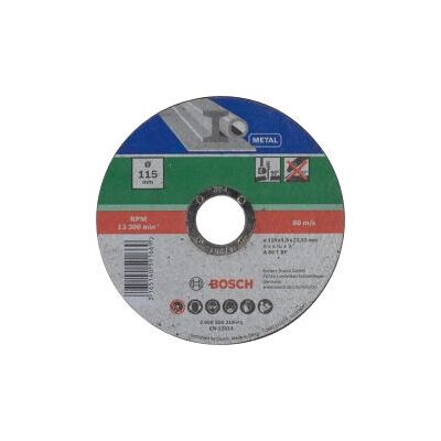 Disque de coupe Bosch 2609256314 - Métal, 115mm, Droit - Publicité Disque de coupe Bosch 2609256314 - Métal, 115mm, Droit - Publicité