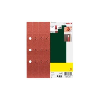 Bosch 2607017107 25 st - Sandpapper för vibrationsslip Bosch 2607017107 25 st - Sandpapper för vibrationsslip