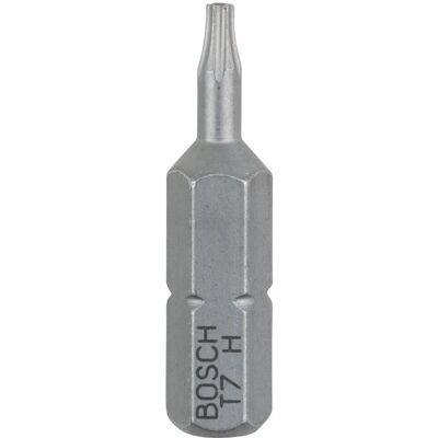 Bosch T7H Chave de fenda sextavada - Extra dura - 25mm - Pack de 2 - Security-Torx Bosch T7H Chave de fenda sextavada - Extra dura - 25mm - Pack de 2 - Security-Torx