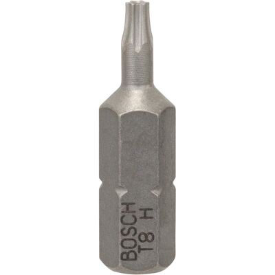 Ponta de chave de segurança Torx T8H Bosch - Extra Dura Ponta de chave de segurança Torx T8H Bosch - Extra Dura