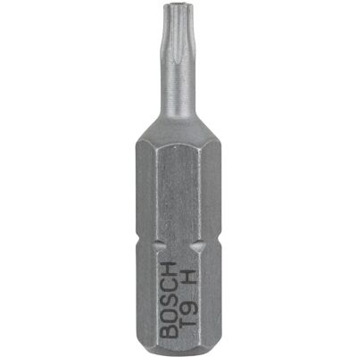 Bosch T9H Ponta de Segurança Torx Extra Dura - 25mm - 2 Peças Bosch T9H Ponta de Segurança Torx Extra Dura - 25mm - 2 Peças