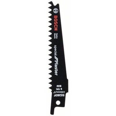 Lâmina de serra sabre Bosch S 528 DF em bimetal - 2 peças Lâmina de serra sabre Bosch S 528 DF em bimetal - 2 peças
