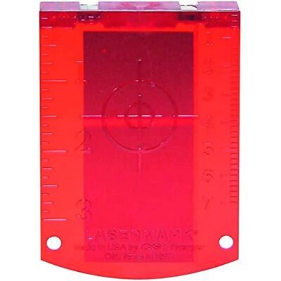 Bosch - Professional Piastra di riscontro Pannello di mira per laser (rosso) Bosch - Professional Piastra di riscontro Pannello di mira per laser (rosso)