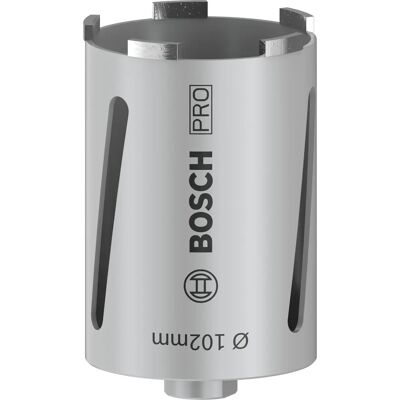 Foret diamanté Bosch 102mm - Sec G 1/2 - Publicité Foret diamanté Bosch 102mm - Sec G 1/2 - Publicité