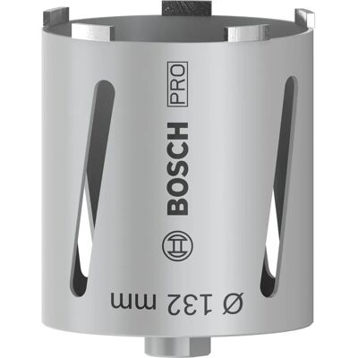 Bosch Diamond Core Drill Bit - 132mm, G 1/2, 6 Segments Bosch Diamond Core Drill Bit - 132mm, G 1/2, 6 Segments