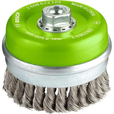 Bosch Stainless Steel Heavy Cup Brush - Power Tool Accessory Bosch Stainless Steel Heavy Cup Brush - Power Tool Accessory