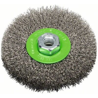 Spazzola di filo Bosch Acciaio Inox - 115mm, 0,3mm, M14 - Spazzola per metalli Spazzola di filo Bosch Acciaio Inox - 115mm, 0,3mm, M14 - Spazzola per metalli