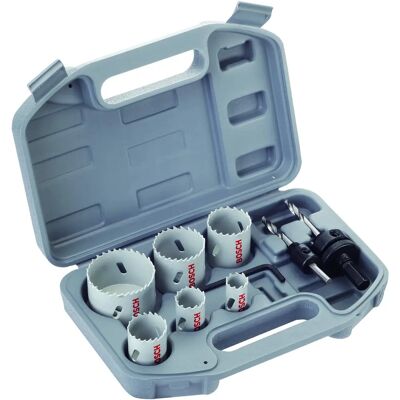 Bosch Hss Bim Holesaw Set - 9 Pieces Bosch Hss Bim Holesaw Set - 9 Pieces